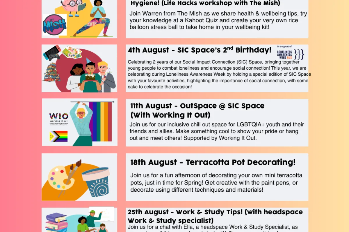 July Aug SIC Space Activities socials